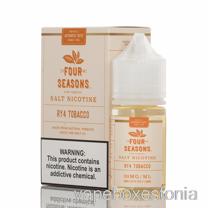 Vape Box Estonia Ry4 Tubakasool - Neli Aastaaega - 30ml 30mg